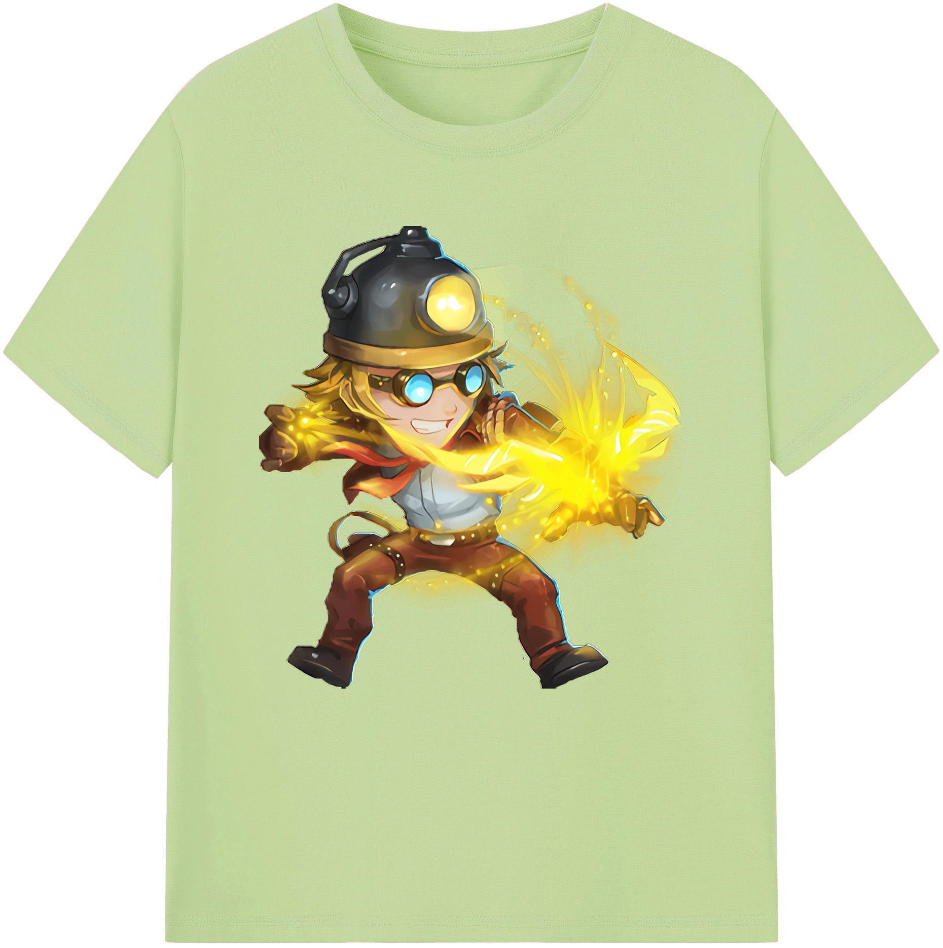 リーグ・オブ・レジェンド League of Legends LOL 綿100％半袖Tシャツ（フロントプリント）